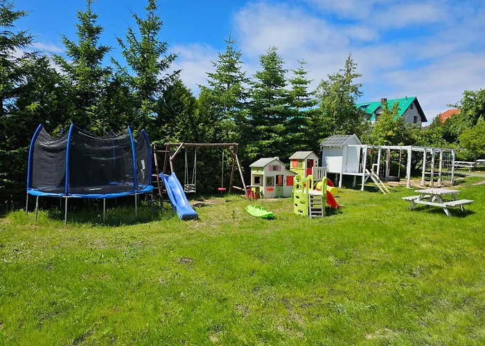 Wega - Goscinne, Domki, Plac Zabaw, Basen, Parking, Grill Konukevi